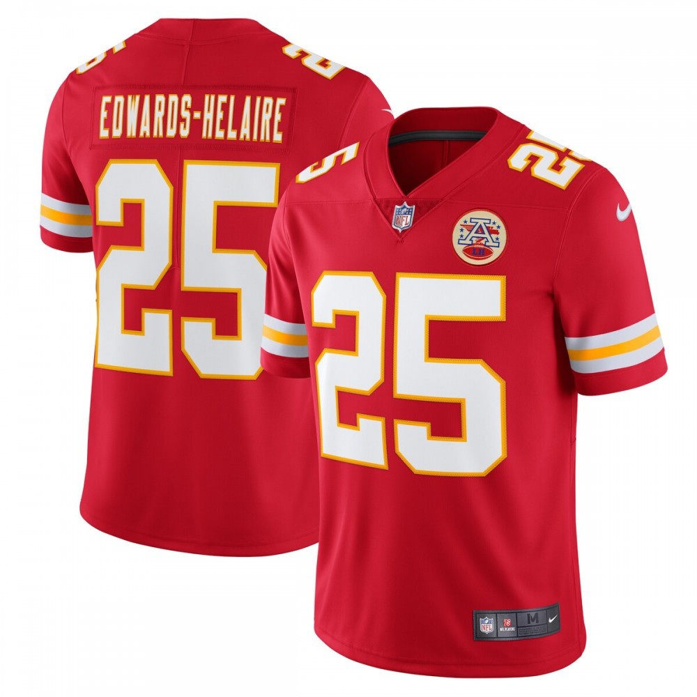 Clyde Edwards-Helaire Kansas City Chiefs Nike Vapor Limited Jersey - Red-Profan Arena